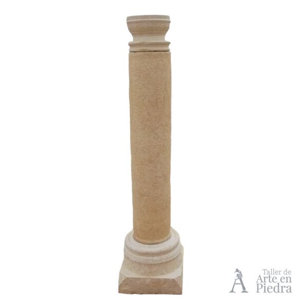 Columna en piedra - Base circular