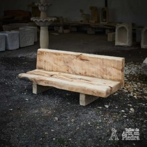 banco en madera maciza